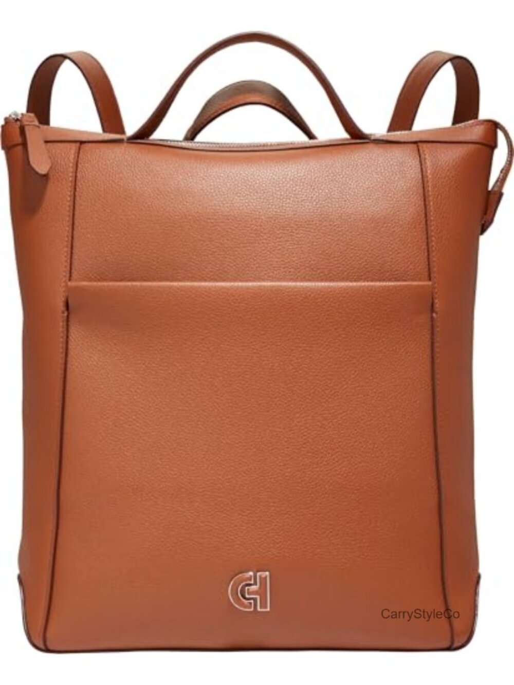 Cole Haan Grand Ambition Convertible Leather Backpack Crossbody Laptop